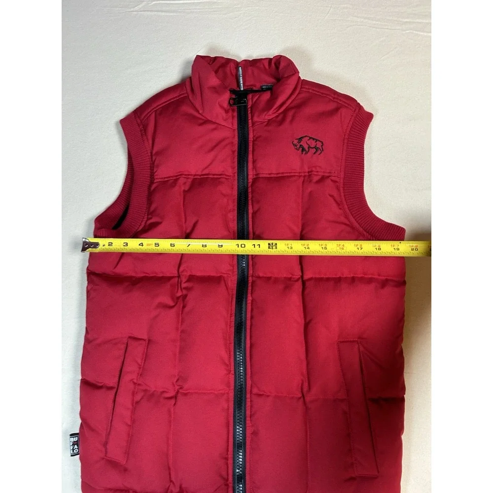 Buffalo David Bitton Puffer Vest Red‎ Men's Small